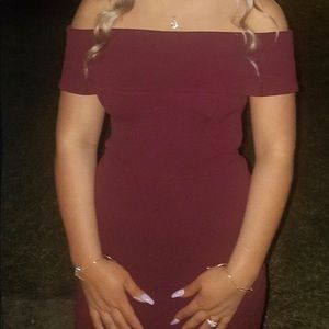 Maroon dress